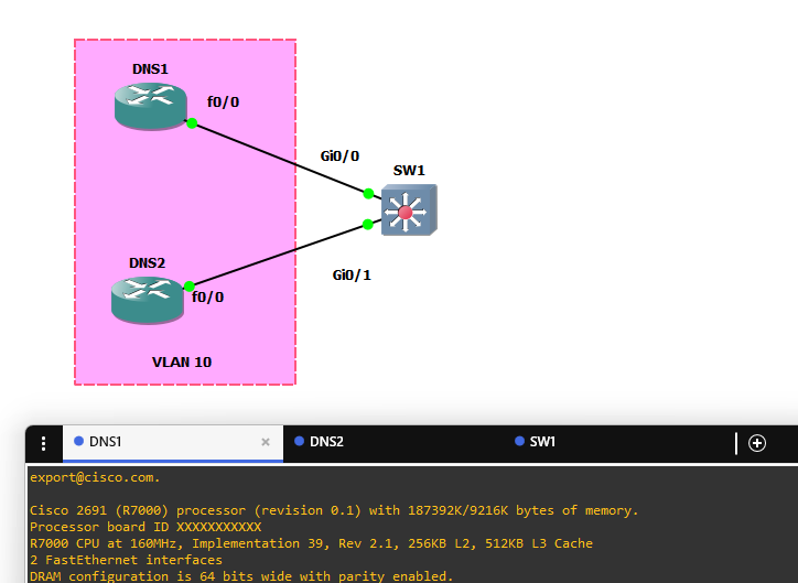 Screenshot topology