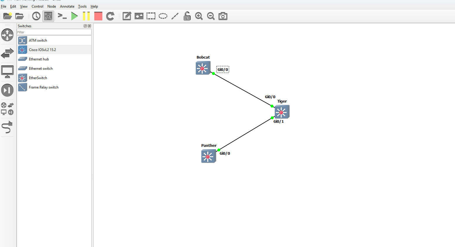 Screenshot topology